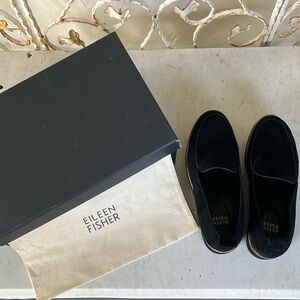 Eileen Fisher platform loafers